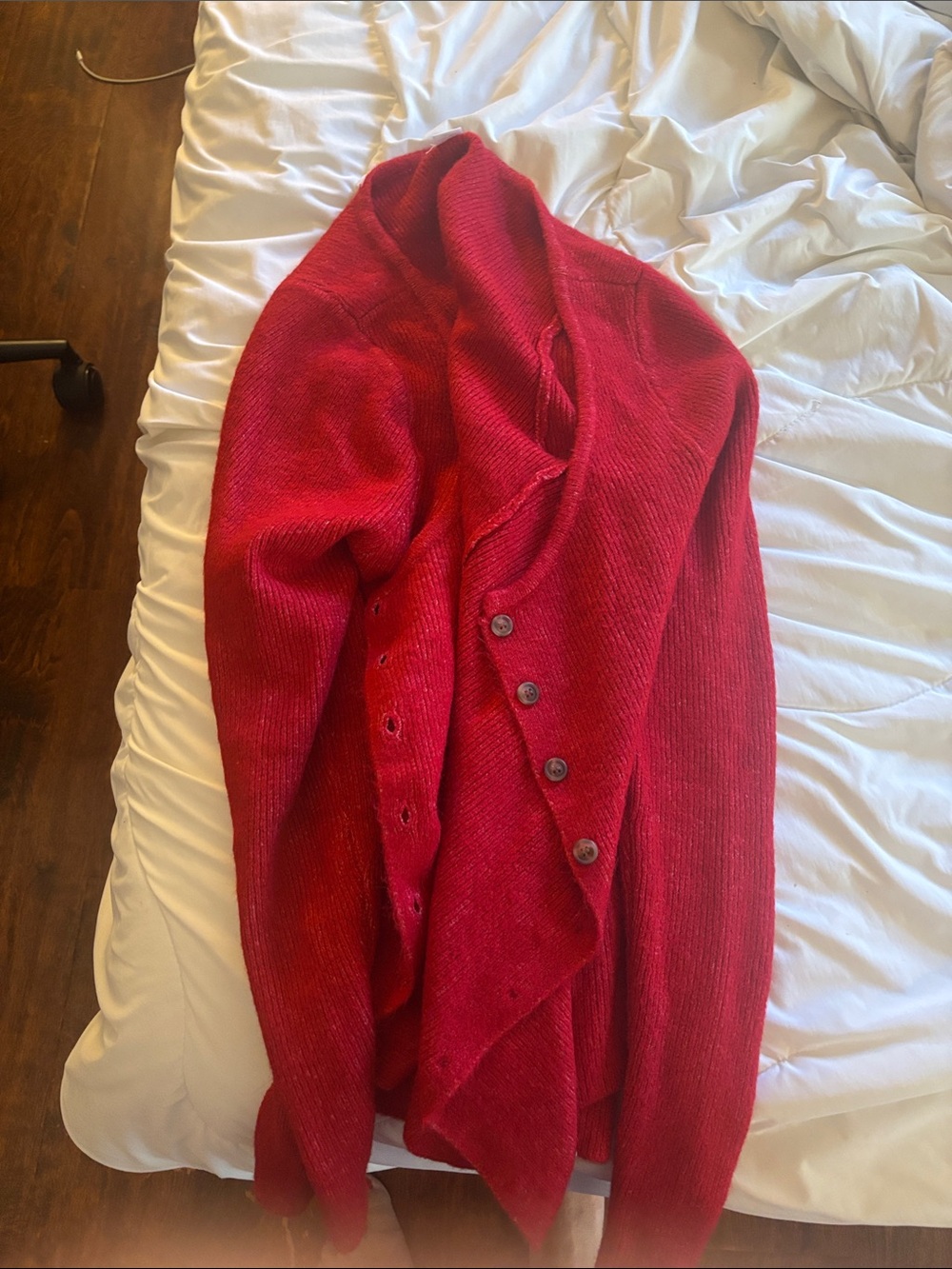 red sweater